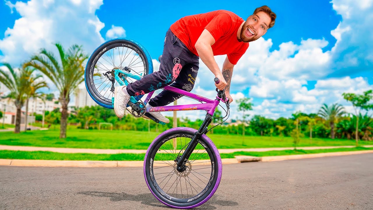 PRIMEIRO ROLE COM MINHA NOVA BIKE DE GRAU 😍
