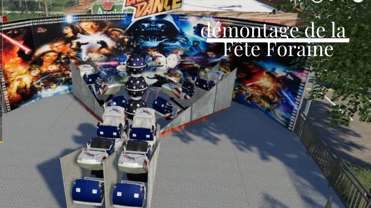 fs 19 démontage de la fête foraine ( partie 5 sur 6 )