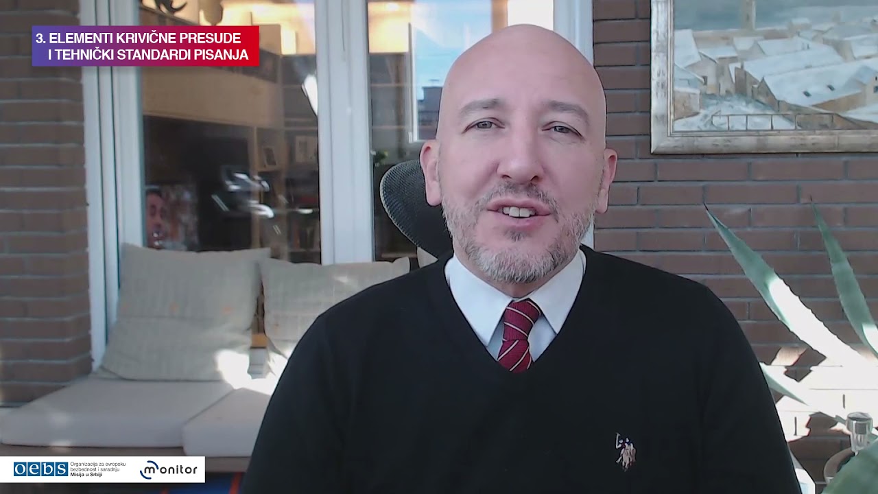 VEŠTINA PISANJA PRVOSTEPENE KRIVIČNE PRESUDE