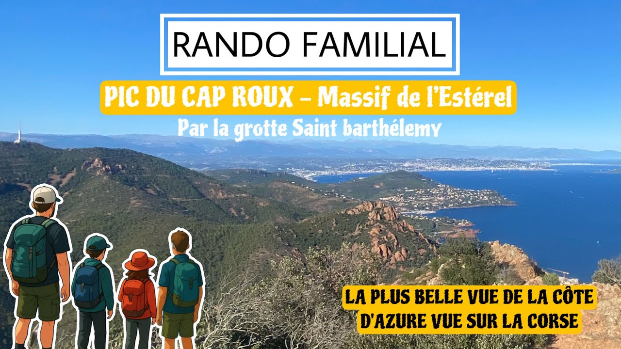 PIC DU CAP ROUX (par la grotte saint barthélémy) massif de l'esterel