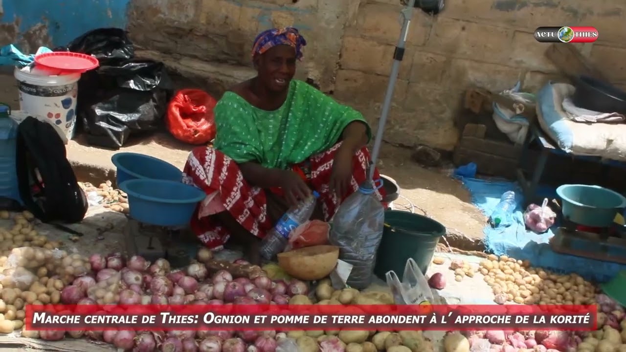 Marche centrale de Thies: Ognion et pomme de terre abondent à l’ approche de la korité