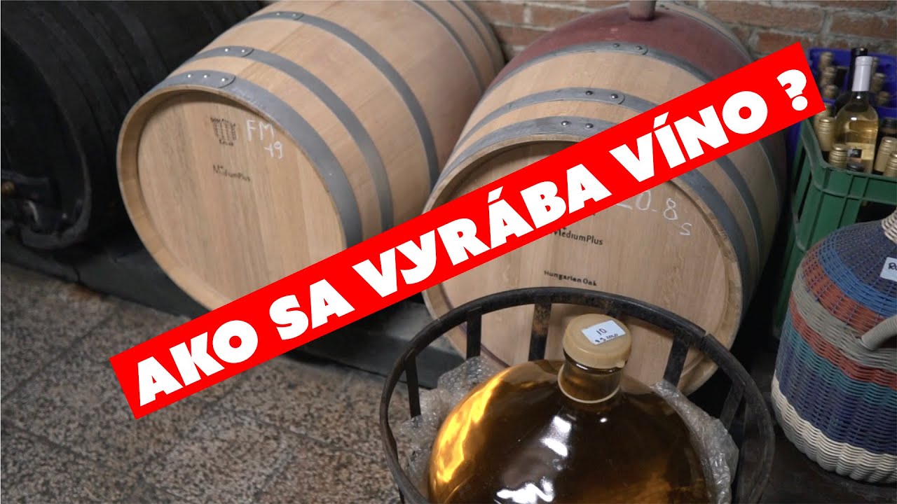AKO SA VYRÁBA VÍNO ?  NÁVŠTEVA LIMBAŠSKEJ PIVNICE BEŇO