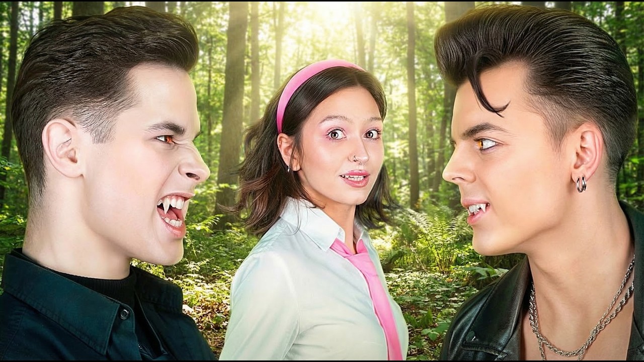 Vampire and Werewolf Fight Over Girl!
