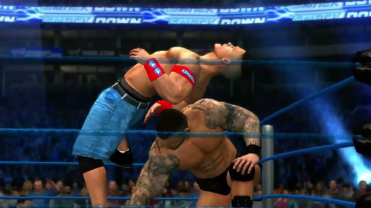 WWE 12 John Cena vs Randy Orton Ladder match