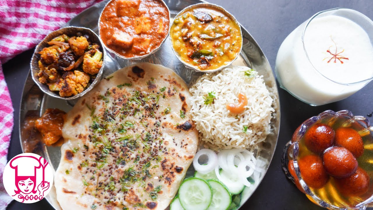 பஞ்சாபி தாலி | Punjabi thali recipe tamil | Lockdown easy thali recipe | north Indian thali recipe