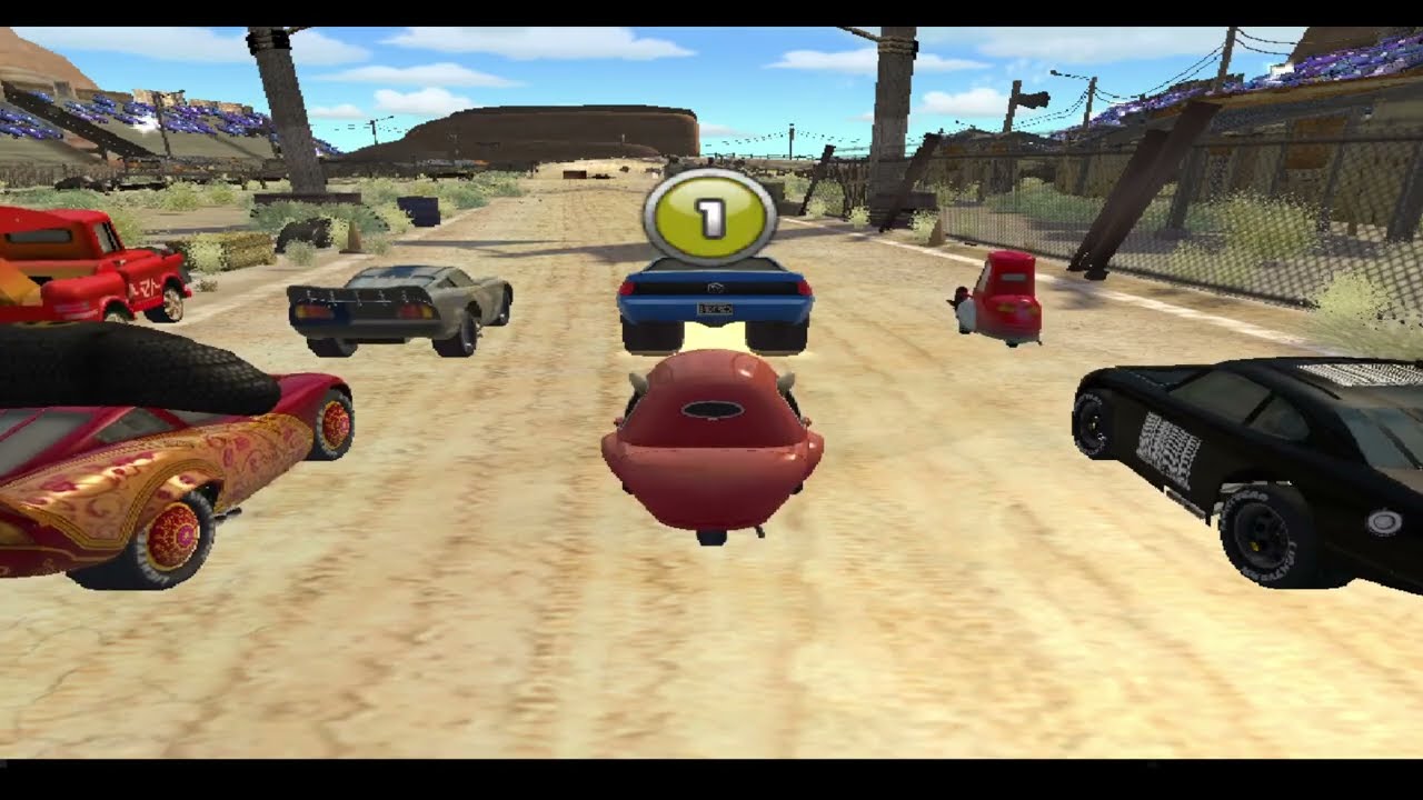 Cars: Mater-National: Mike on Rustbucket Race-O-Rama