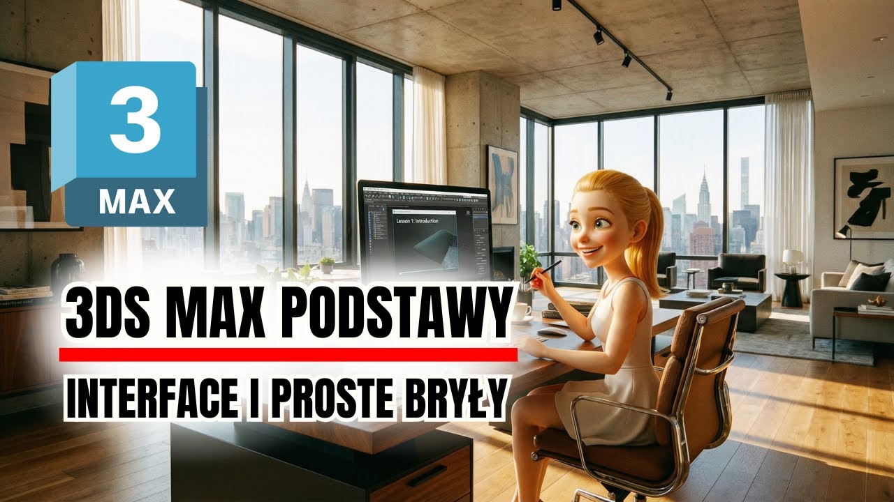 Jak zacząć 3ds Max w 2026? Interfejs i Bryły od Zera &ndash; Kurs dla Początkujących