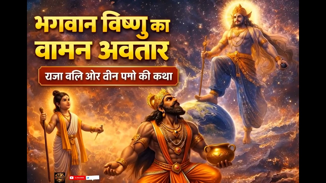 भगवान विष्णु का वामन अवतार | राजा बलि और तीन पग भूमि की सम्पूर्ण कथा | Dashavatar Part 5 