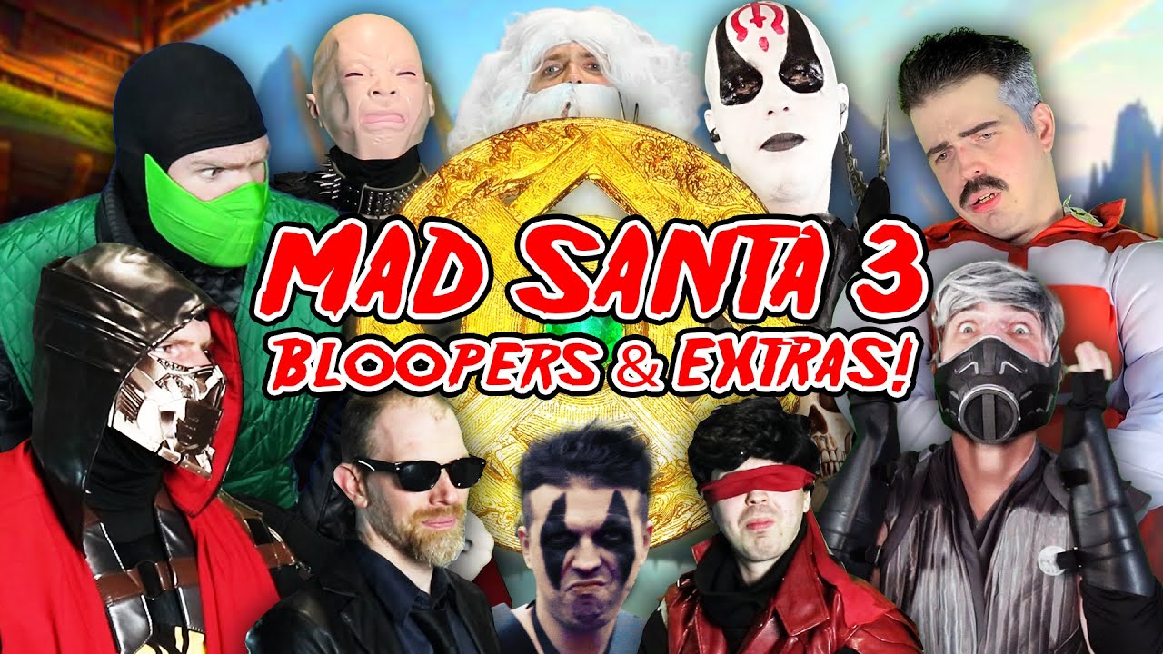 REAL MORTAL KOMBAT MAD SANTA 3: Bloopers & Extras!