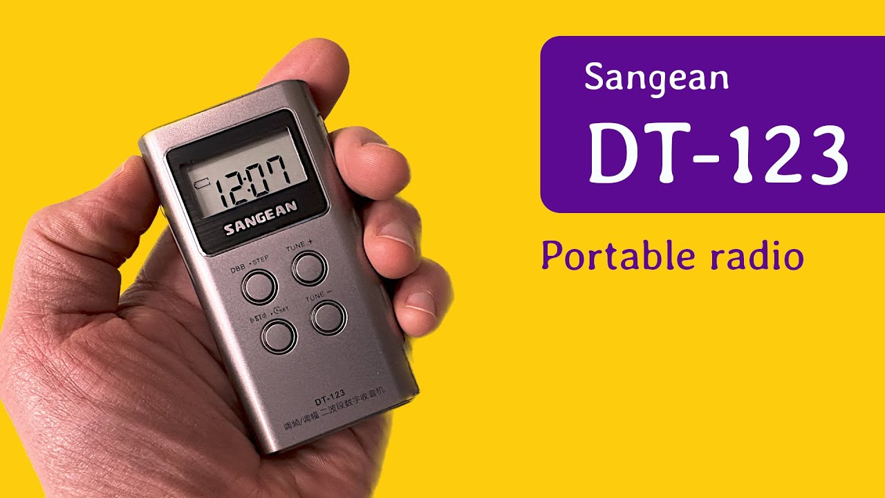 Sangean DT-123. Портативный приемник