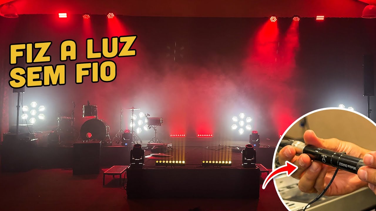 USEI TRASMISSOR SEM FIO PRA ILUMINAÇAO