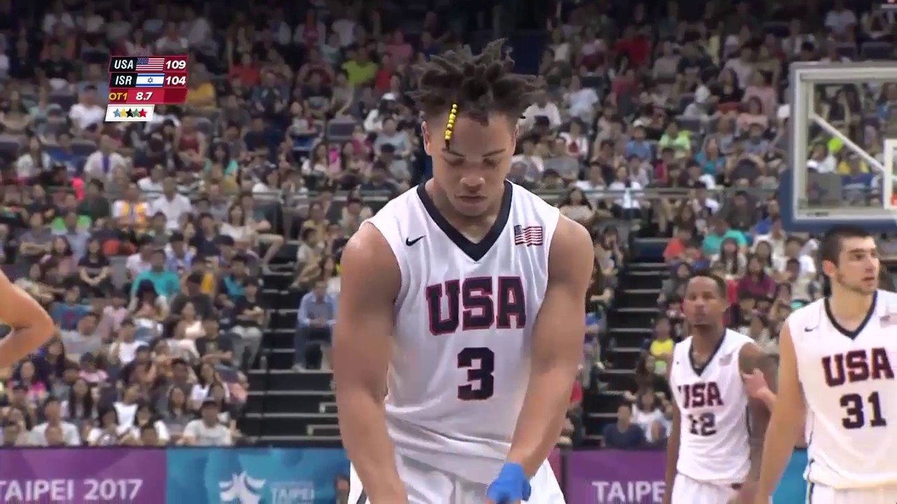Carsen Edwards USA (Purdue) Highlights vs Israel 36 PTS: 2017 Summer Universiade (8.27.2017)