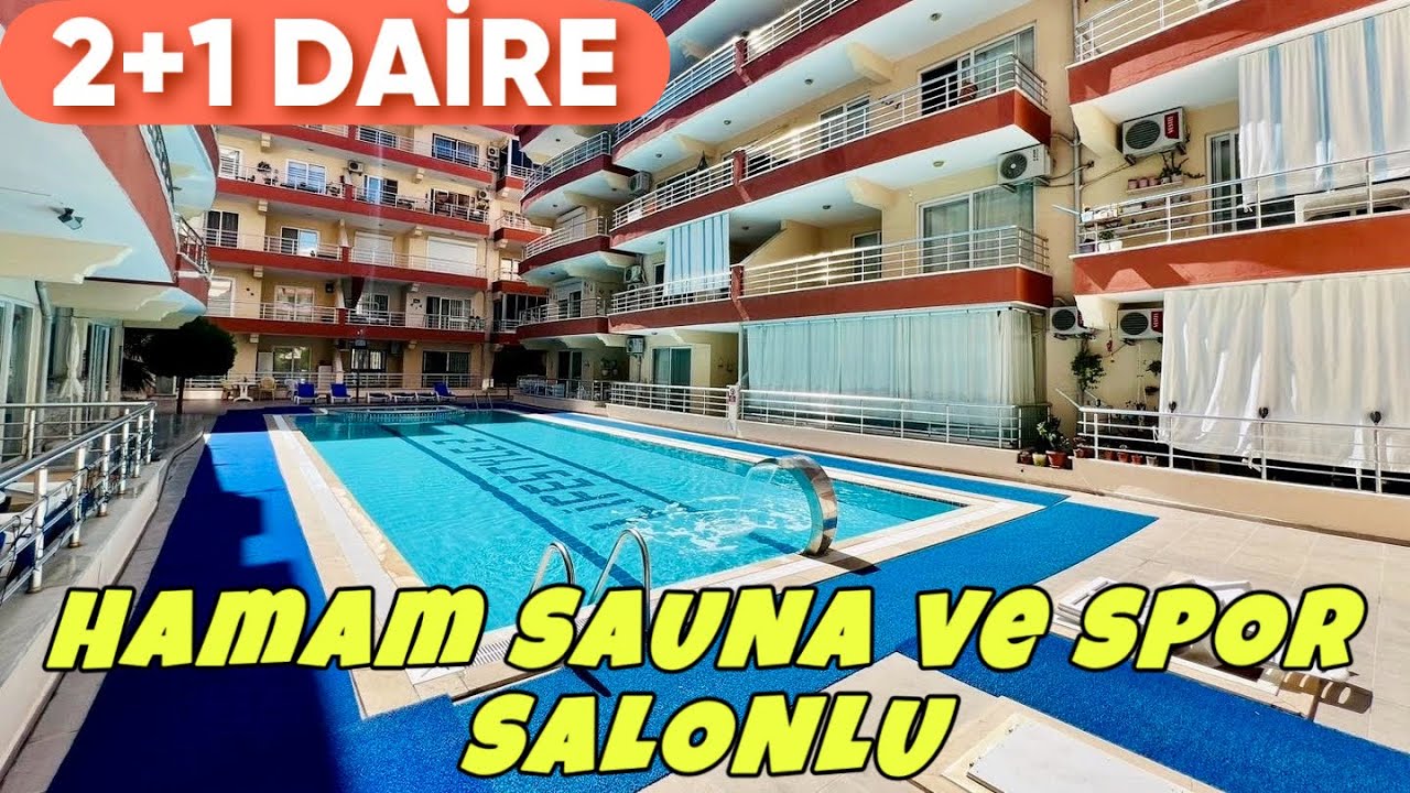 💰SATILDI💰Didim Merkezde Havuzlu Hamam Sauna ve Spor Salonlu Site İçerisinde 2+1 Satılık Daire