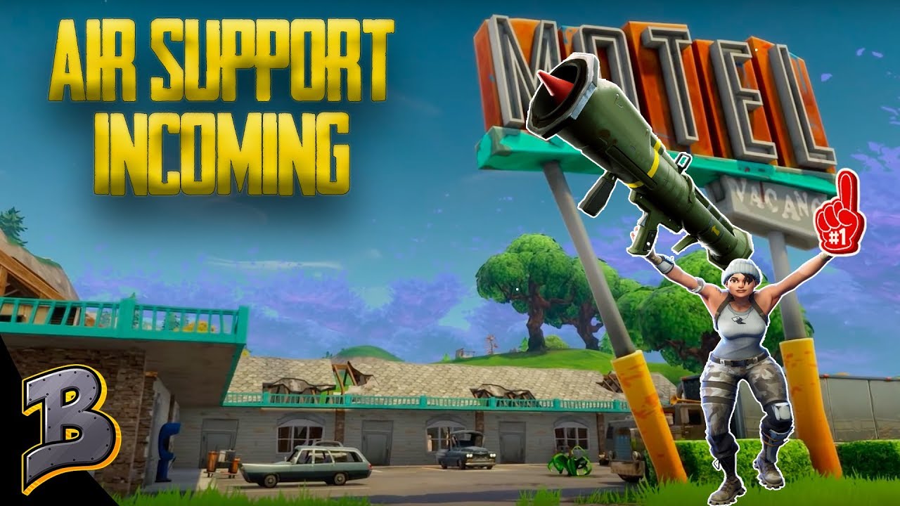 Giving My Team Air Support! -Fortnite Battle Royale-