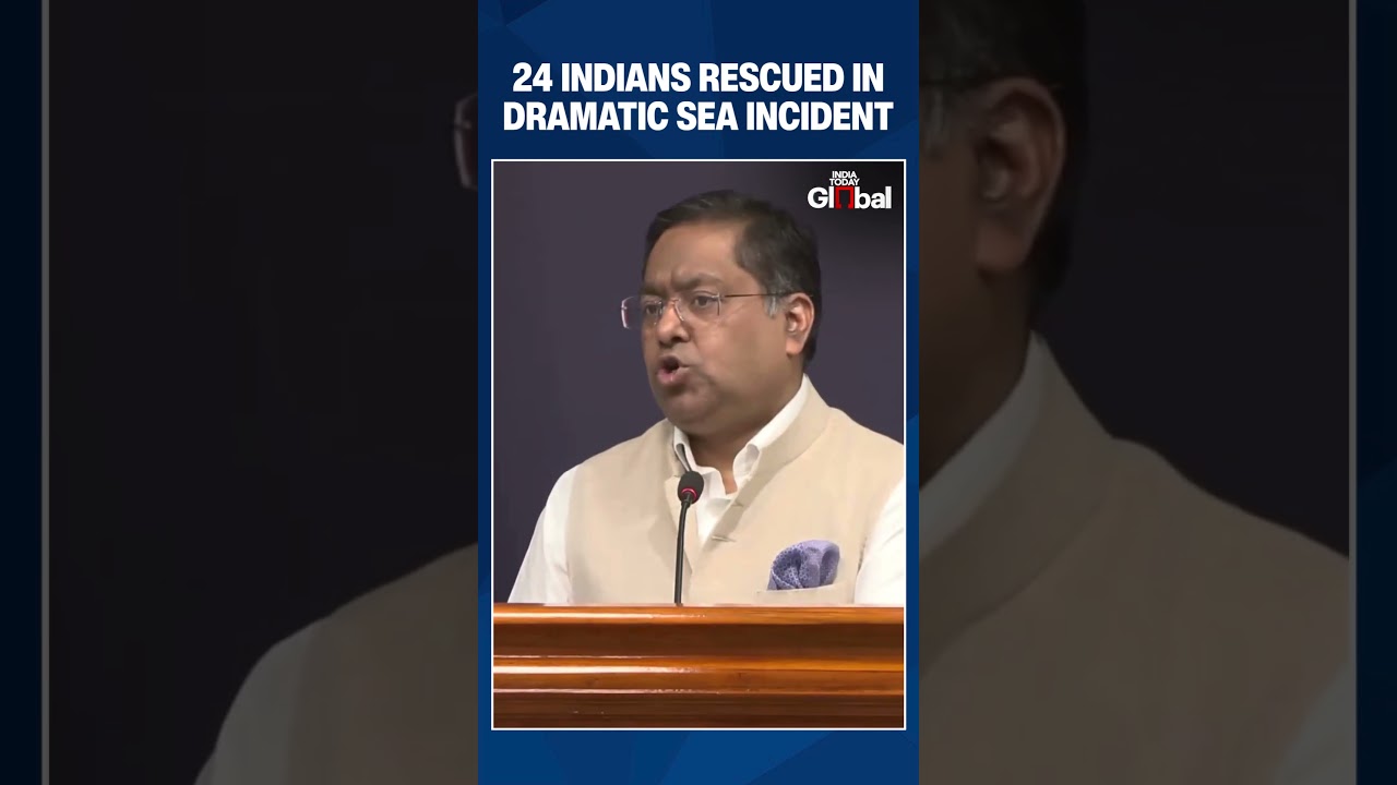 24 Indians Rescued After MT Marivex Incident Near Oman Coast Says MEA |#shorts