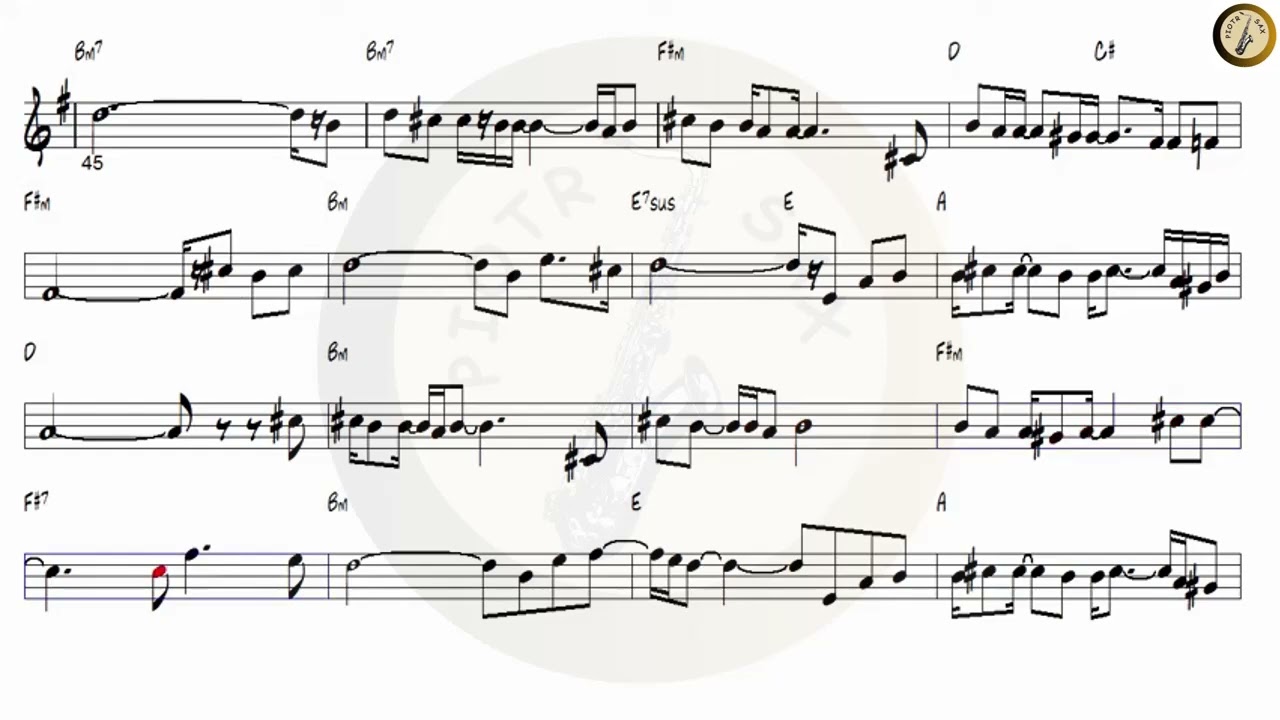 Alejate  Josh Groban  - Tenor Sax