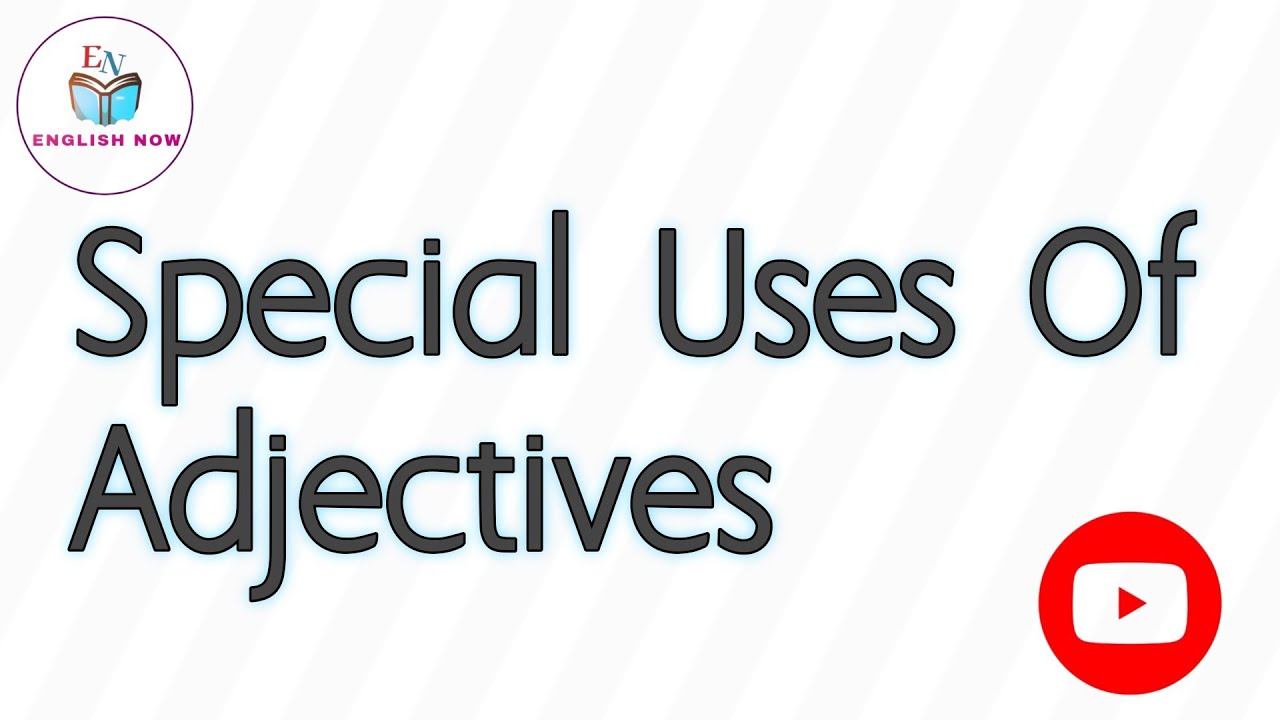 Special Uses of Adjectives In English Grammar | Adjective Kya Hota Hai #adjective #partsofspeech 