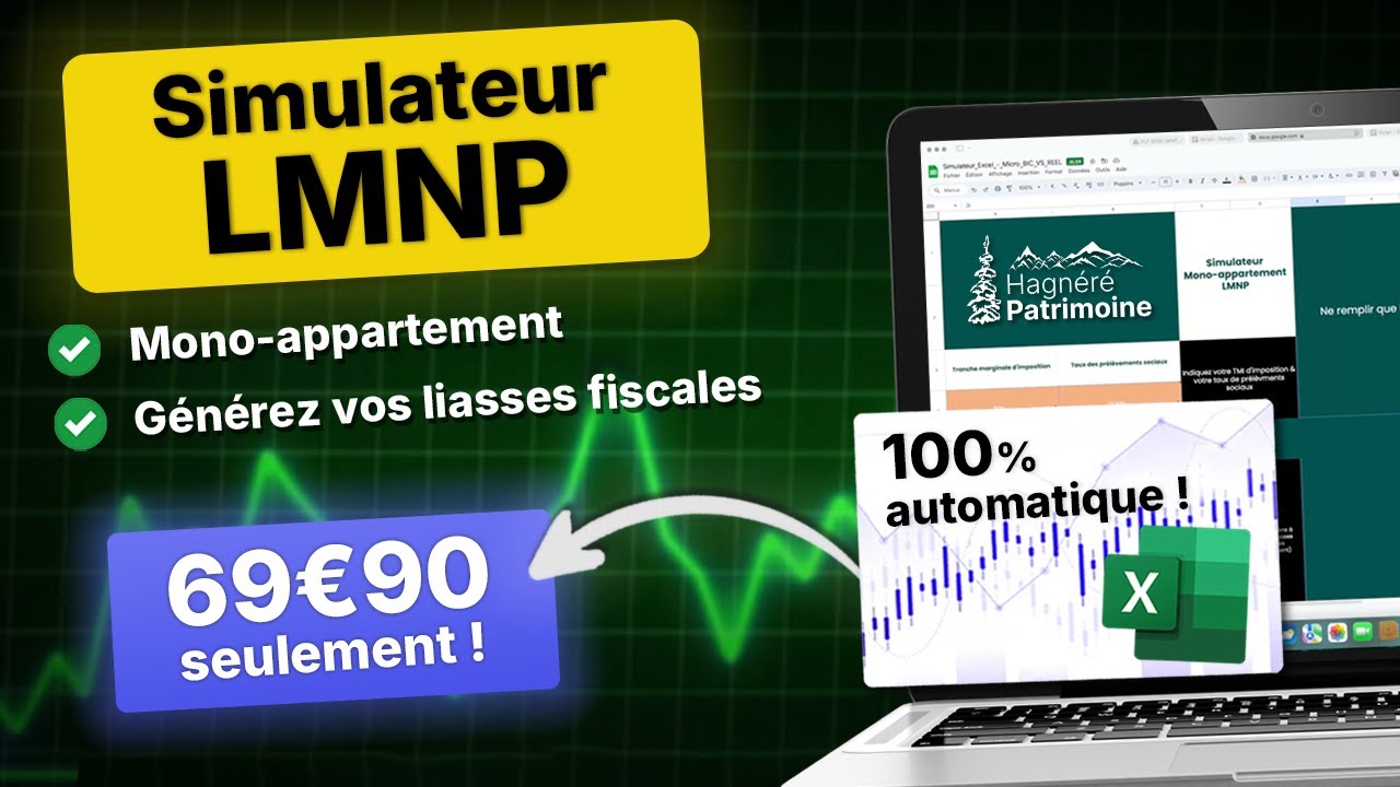 📚 Générateur de liasses fiscales LMNP - 🔥 MONO-APPARTEMENT 🔥 100% automatisé (69€90)