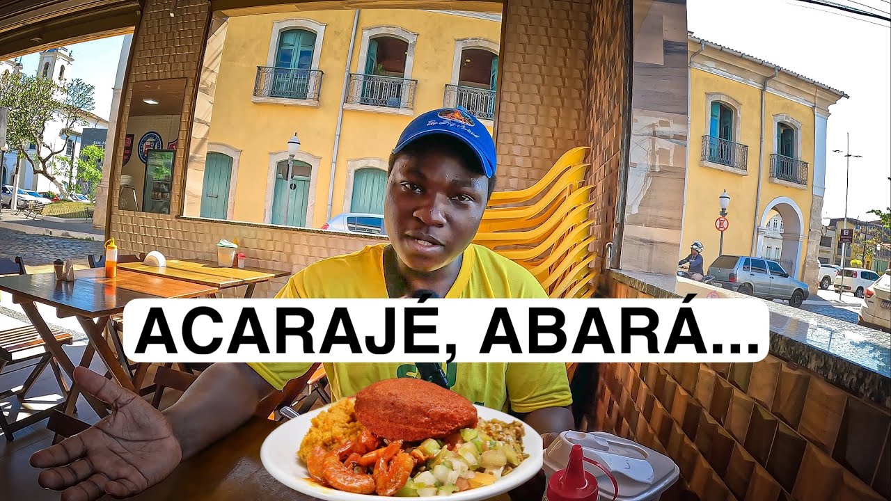 Provando Comidas Típicas da Bahia