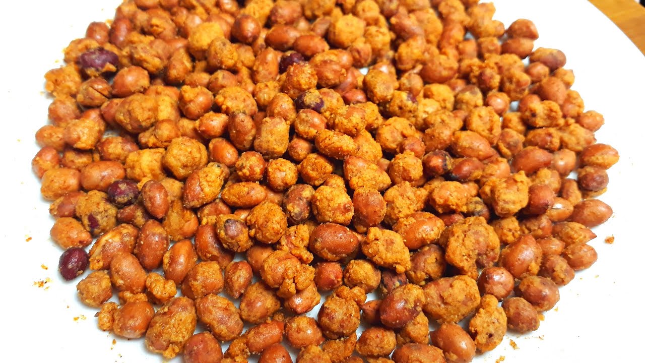Masala Peanuts Recipe | Spicy Masala Peanuts / Groundnuts | How to make Masala Peanuts / Kadalai