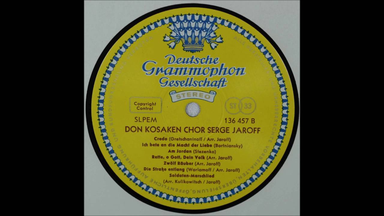 Don Cossack Choir, Serge Jaroff,condctor, SIDE 2