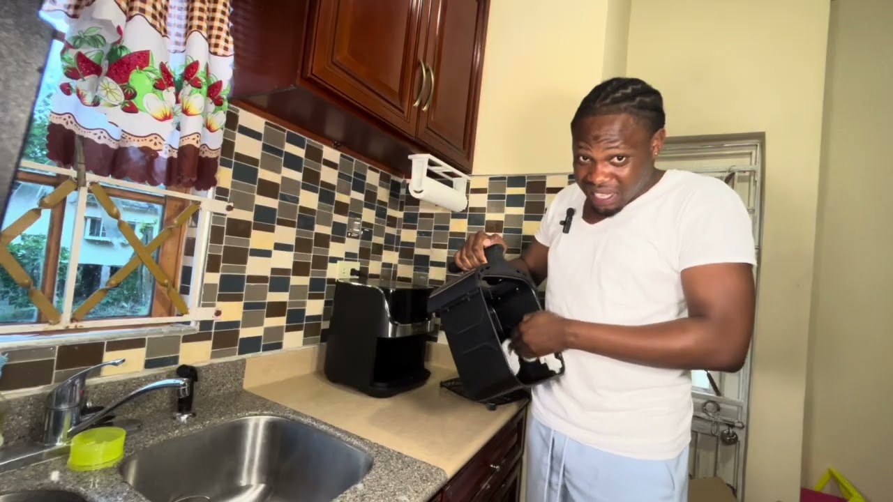 Air fried dumplings and air fryer unboxing 