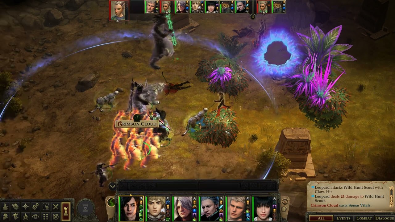 An Ancient Curse Part 6 - Bald Hilltop. Party vs. Wild Hunt