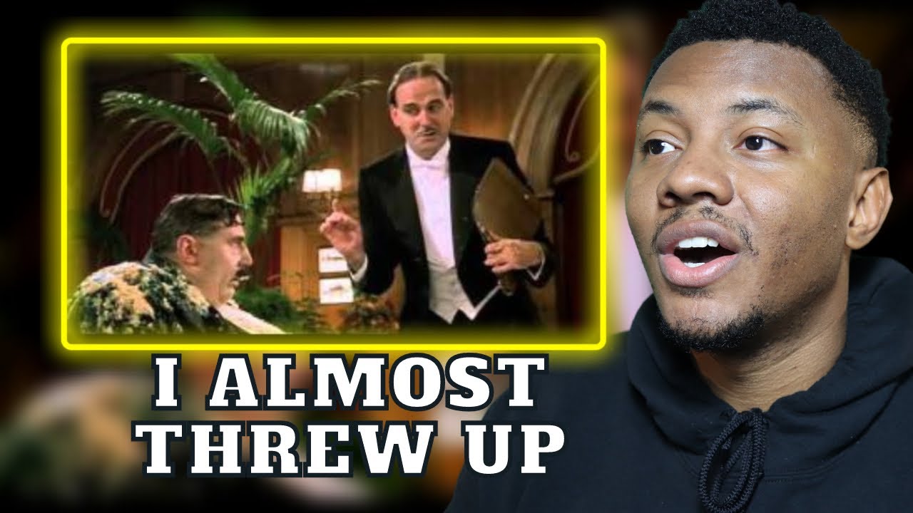 AMERICAN REACTS To Monty Python's The Meaning of Life ( mr creosote )