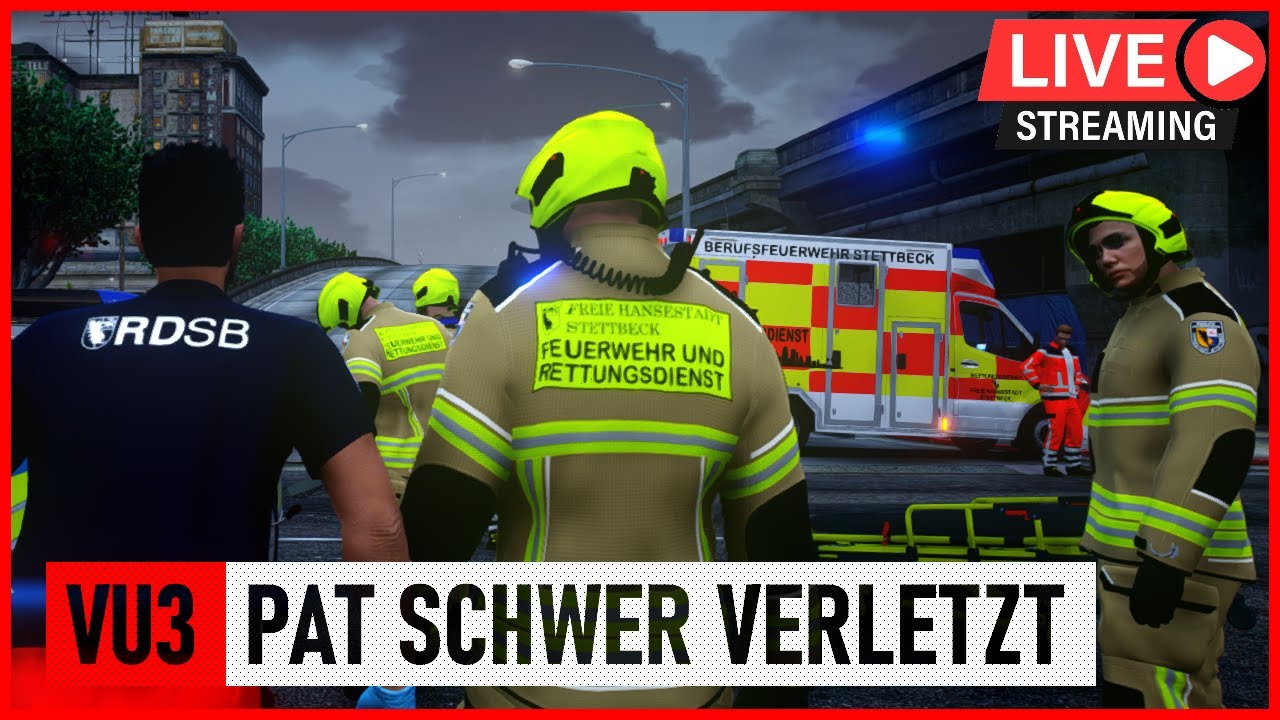 🔴 LIVE | 🚑RTW 🪓 Patient schwer verletzt nach VU | Nordnetzwerk Roleplay