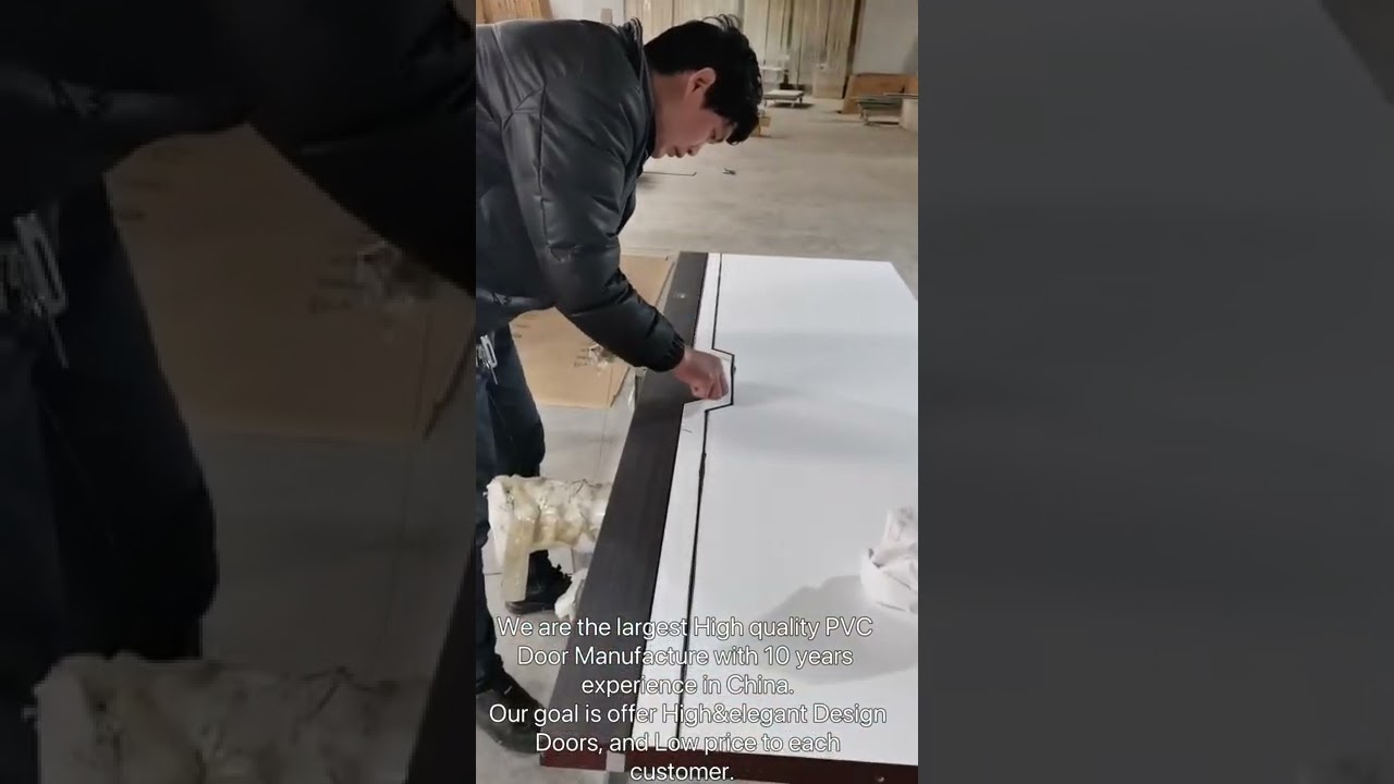 PVC MDF door panel water proof door