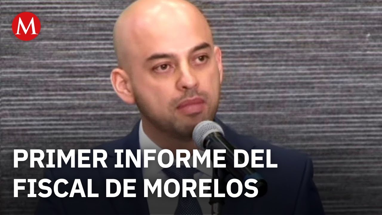 Fiscal de Morelos presenta informe semestral destacando avances en seguridad