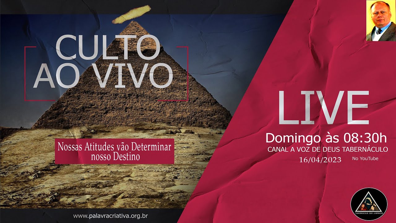 Nossas Atitudes vão Determinar nosso Destino - 16/04/2023