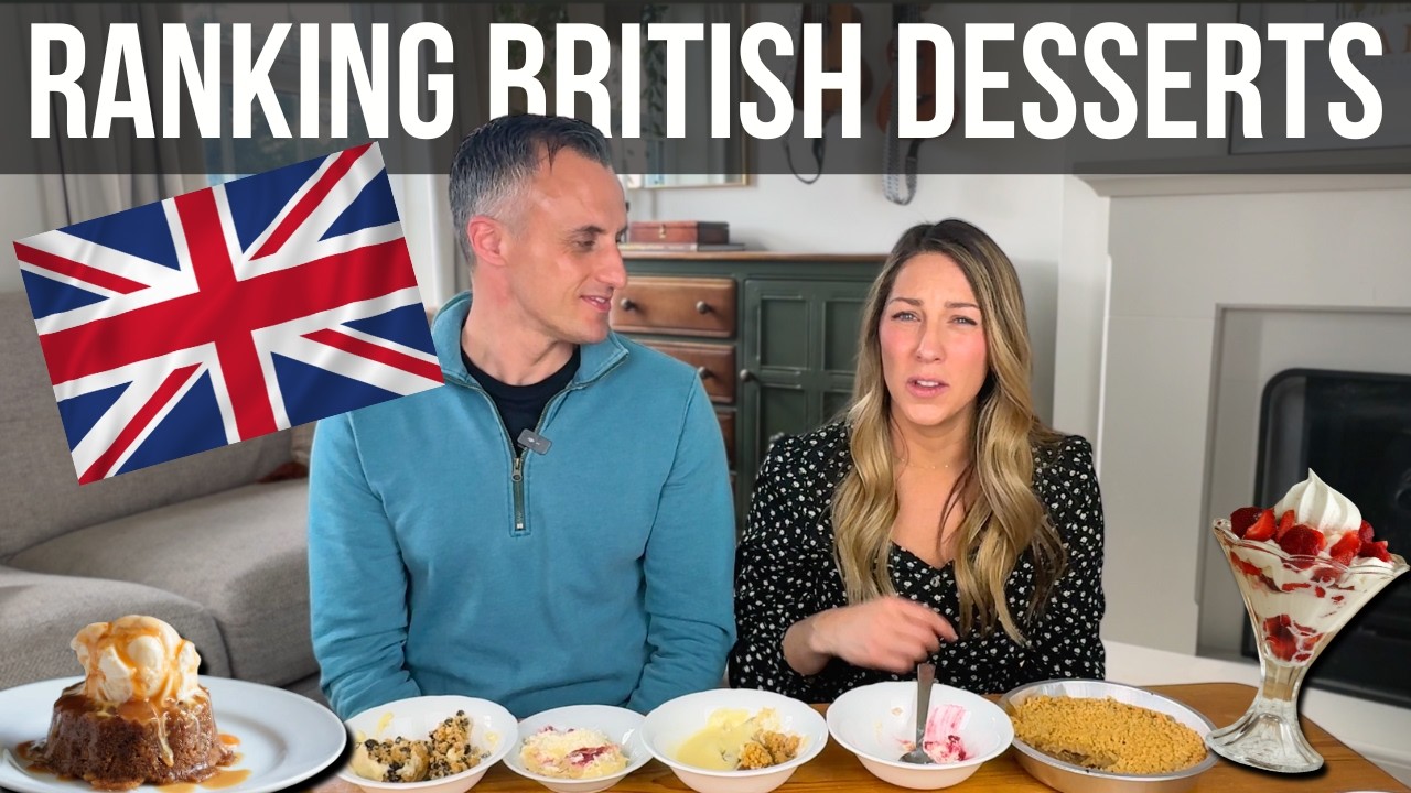 AMERICAN tries iconic BRITISH desserts