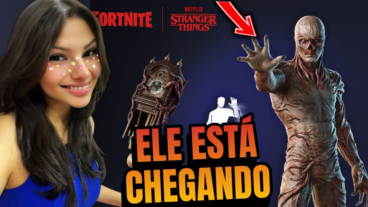 STRANGER THINGS CHEGANDO NO FORTNITE J&Aacute; J&Aacute; !membro !pix FORTNITE AO VIVO - LOJA DE HOJE