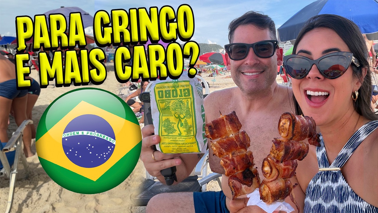 Comidas da Praia de Copacabana | É Mais Caro Pra Gringo?