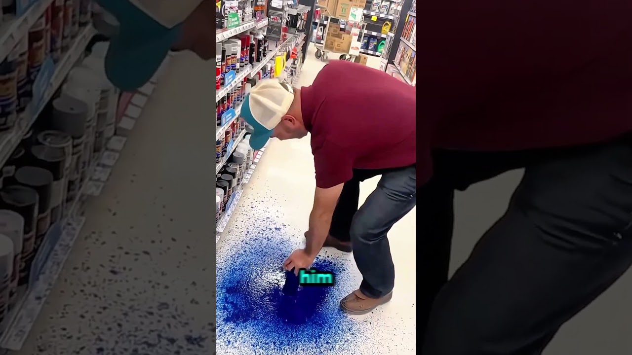 The Spray Paint Exploded On Him... 🤯