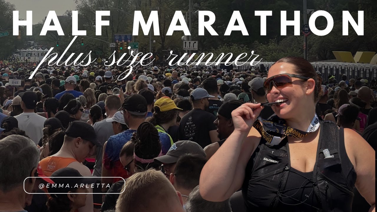 RUN A HALF MARATHON with me: plus size runner, that was *hard* lawwdddd