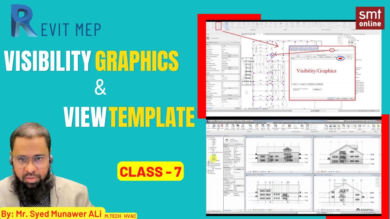 VISIBILITY GRAPHICS & VIEW TEMPLATE - REVIT MEP (CLASS 7)