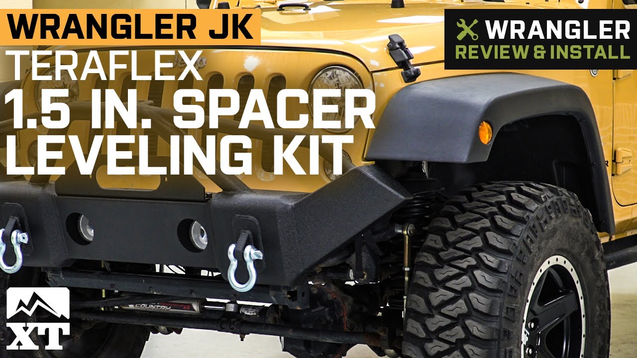 Jeep Wrangler JK Teraflex 1.5 in. Spacer Leveling Kit Review & Install