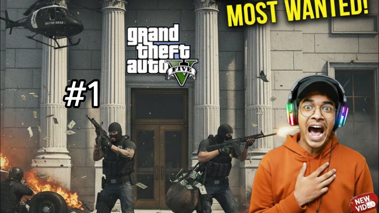 GTA 5 Mission #1 - Prologue (The Bank Robbery)