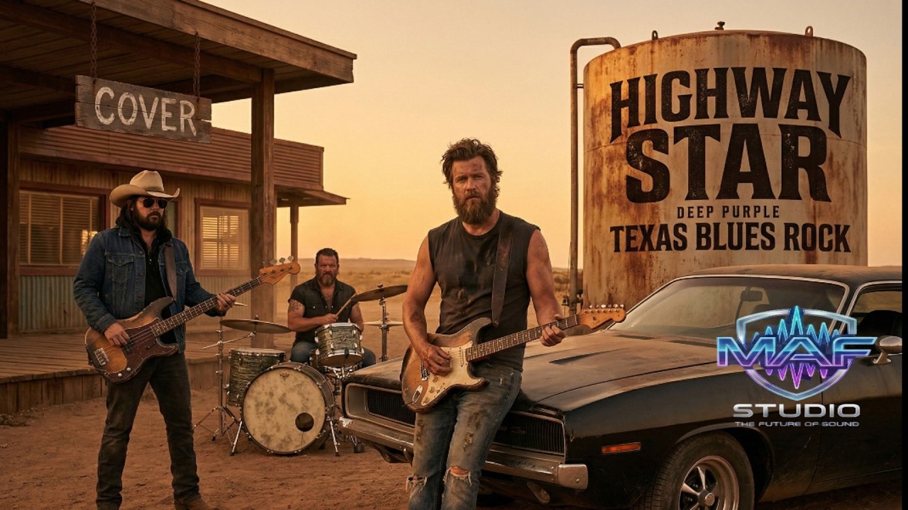 HIGHWAY STAR - Deep Purple | But it's a HARD TEXAS BLUES ROCK [MAF STUDIO REIMAGINED]