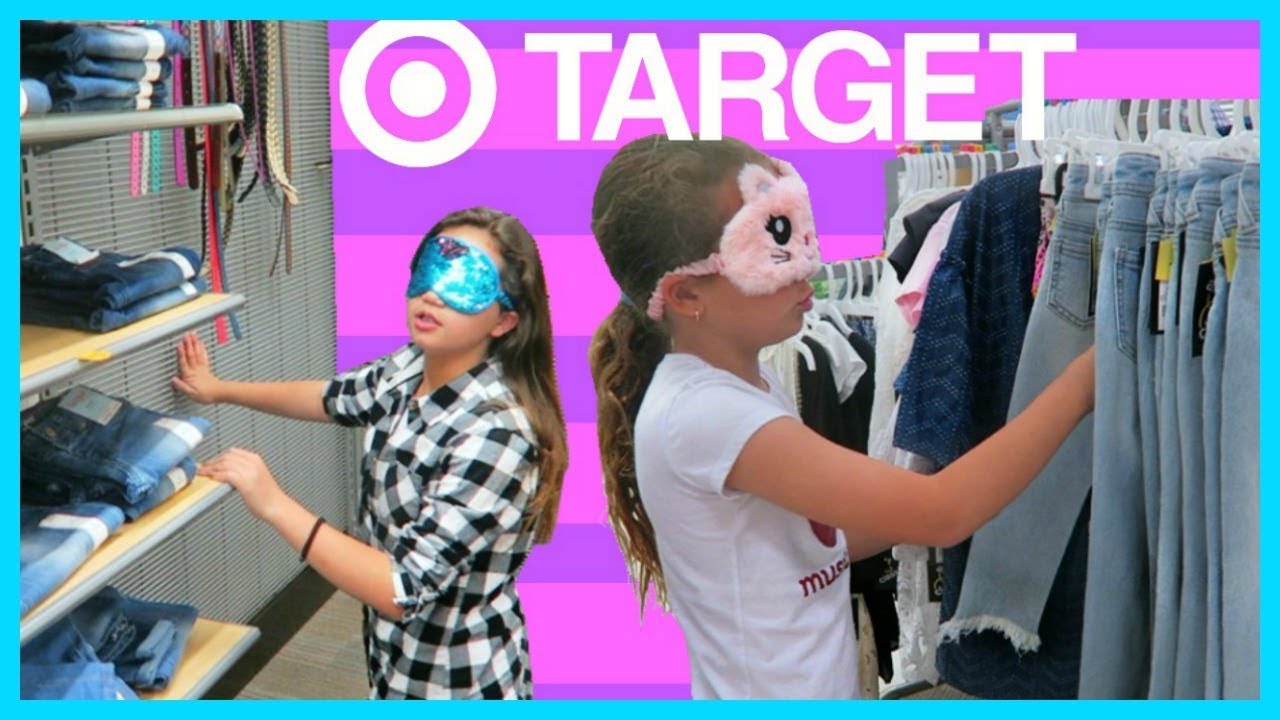 SISTER VS SISTER BLINDFOLDED 3 OUTFITS CHALLENGE AT TARGET 