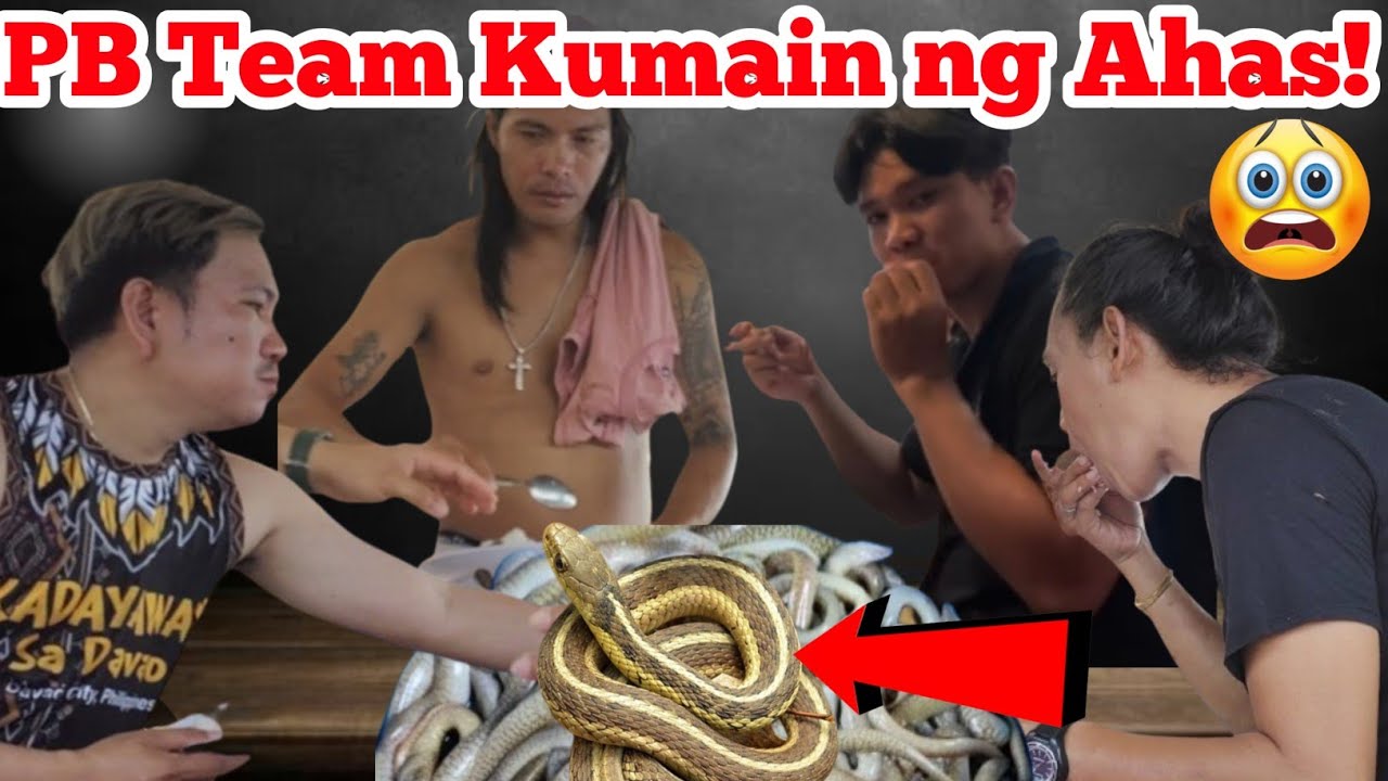 Hala😱PB Team Kumain ng Ahas?😱🤮| Sarap pala!😲