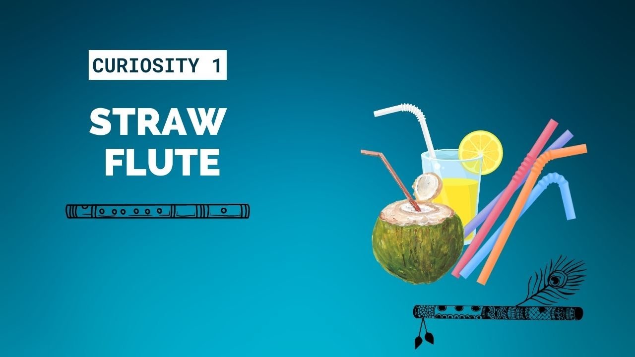 Straw Flute | स्ट्रॉ की बाँसुरी | Curiosity 1