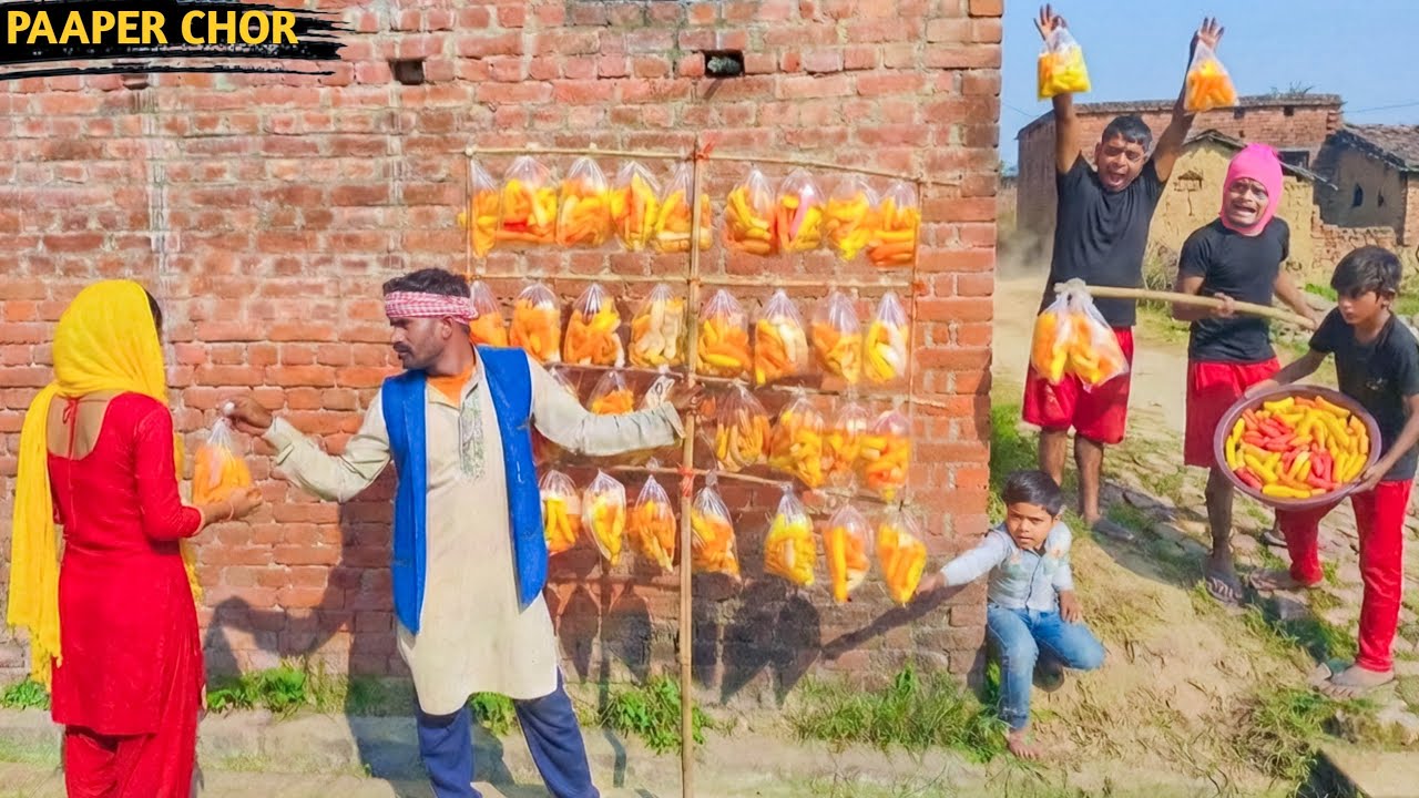 POPCORN CHOR PART-02 😂 New Funny Story|| Nonstop Comedy Video By Lakhimpuriya Fun Tv 