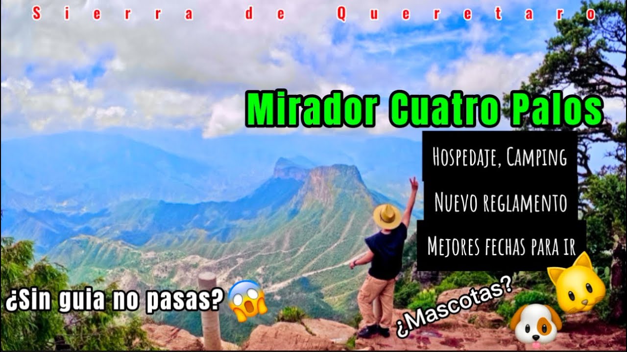 Mirador de 4 palos•Camping•hotel•COSTOS•TODA la información🐕
