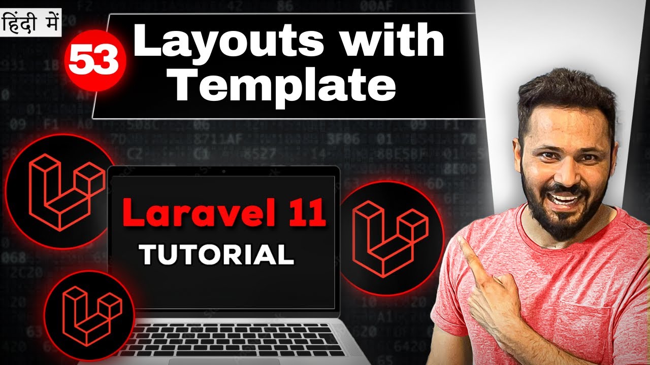 Laravel 11 tutorial in Hindi #53 Layouts Using Template Inheritance