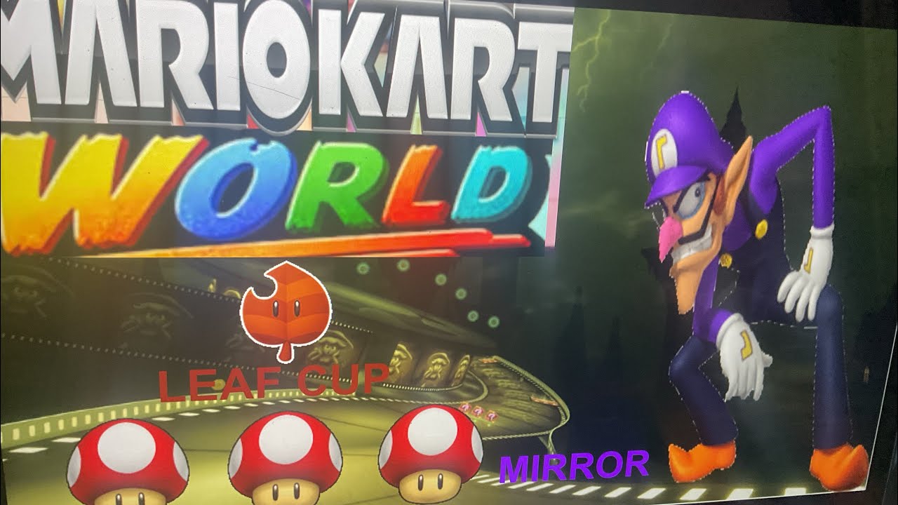 Mario Kart World Leaf Cup Mirror Mode