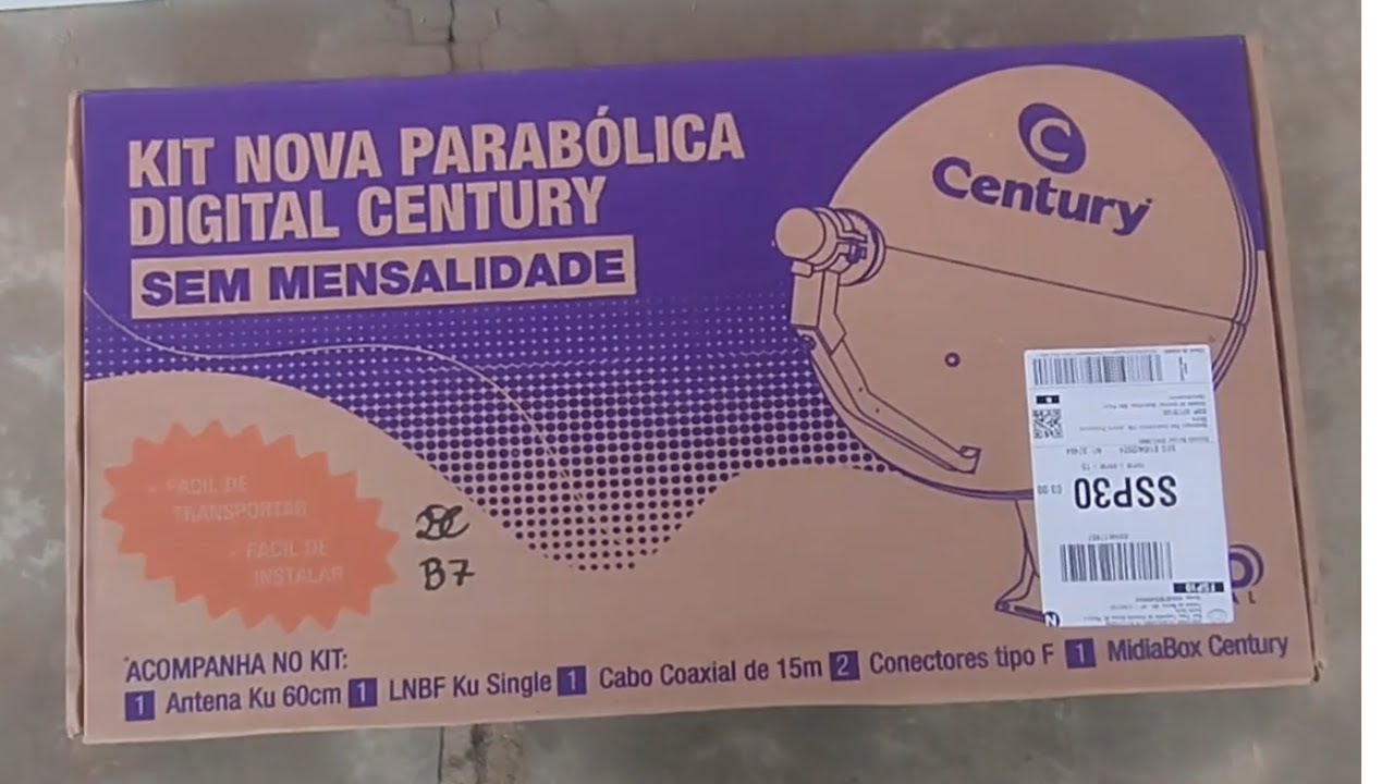 MIDIABOX B7 Century Instalação Completa e Primeiras Impressões