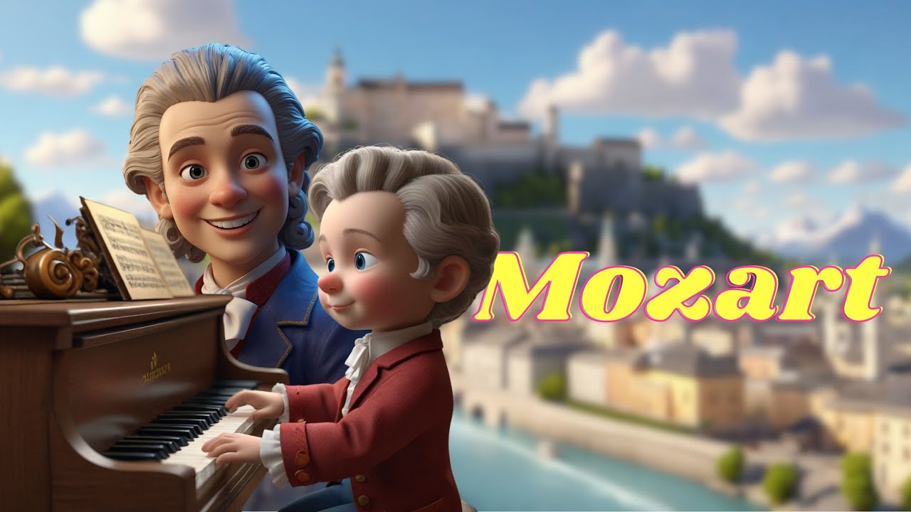 Müzik Dehası Mozart'ı Tanıyoruz! ⭐ Çocuklar için Eğlenceli Animasyon ⭐
